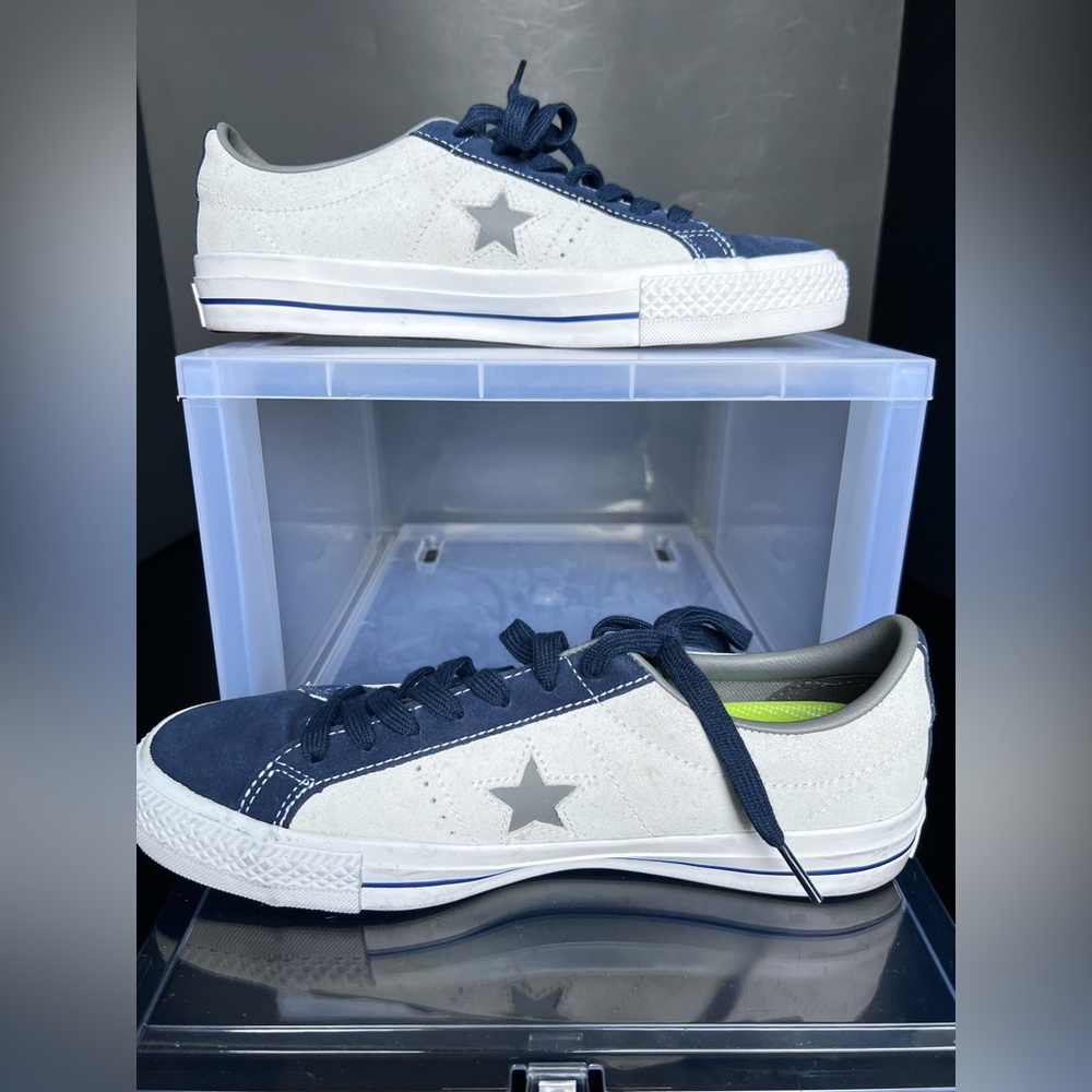 Size 7.5 - Converse One Star Pro Ox Low White